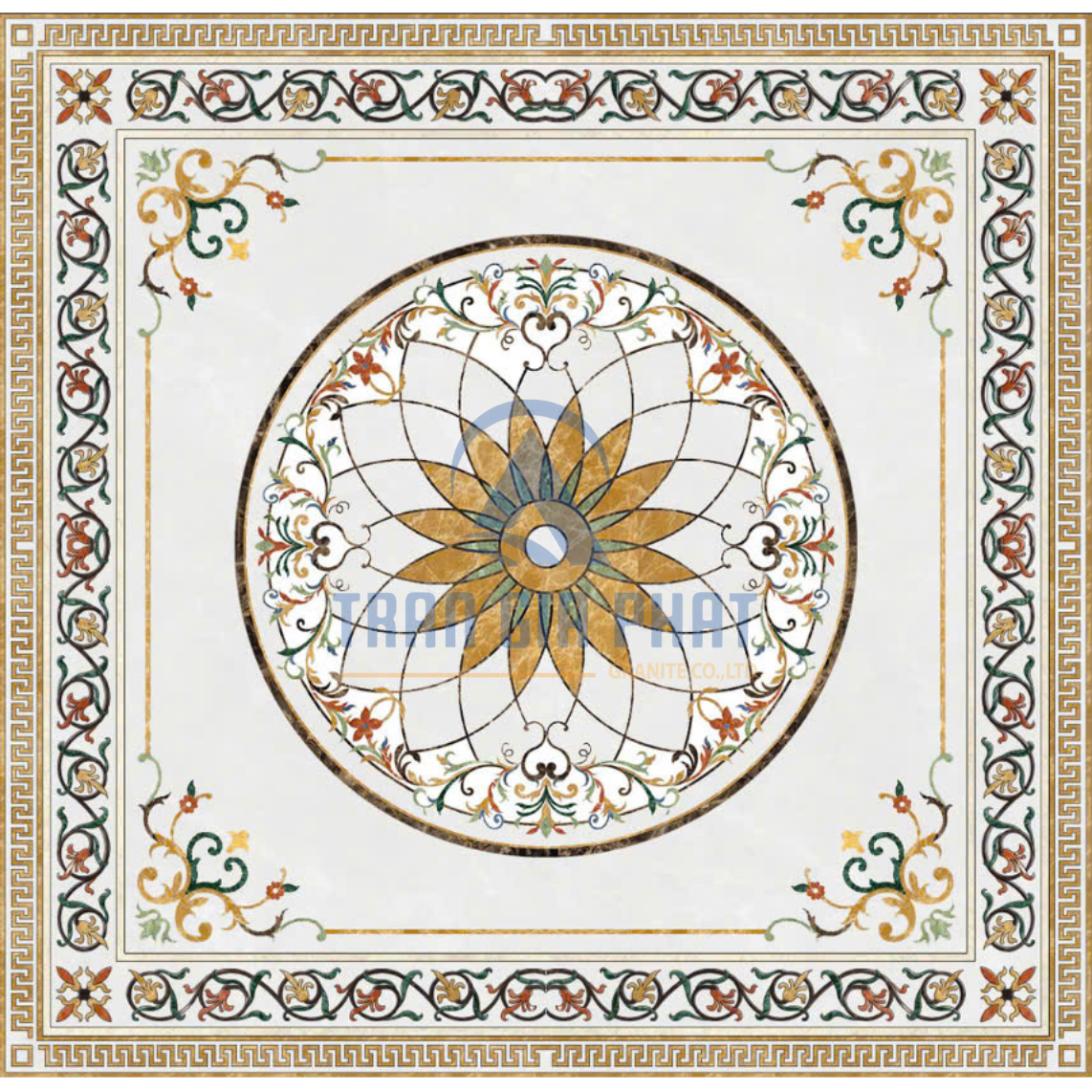 Đá Hoa Văn Vuông Cao Cấp S091