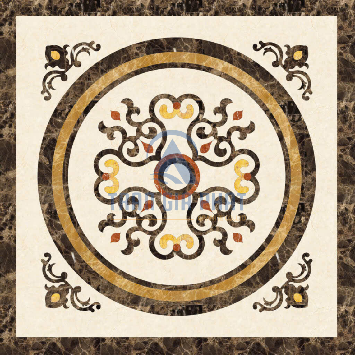 Đá Hoa Văn Vuông Cổ Điển S092