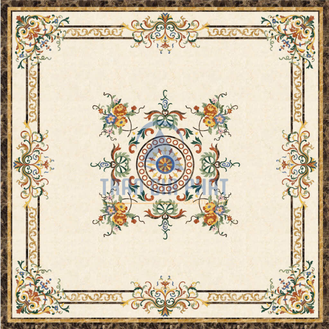 Đá Hoa Văn Vuông Cao Cấp S107