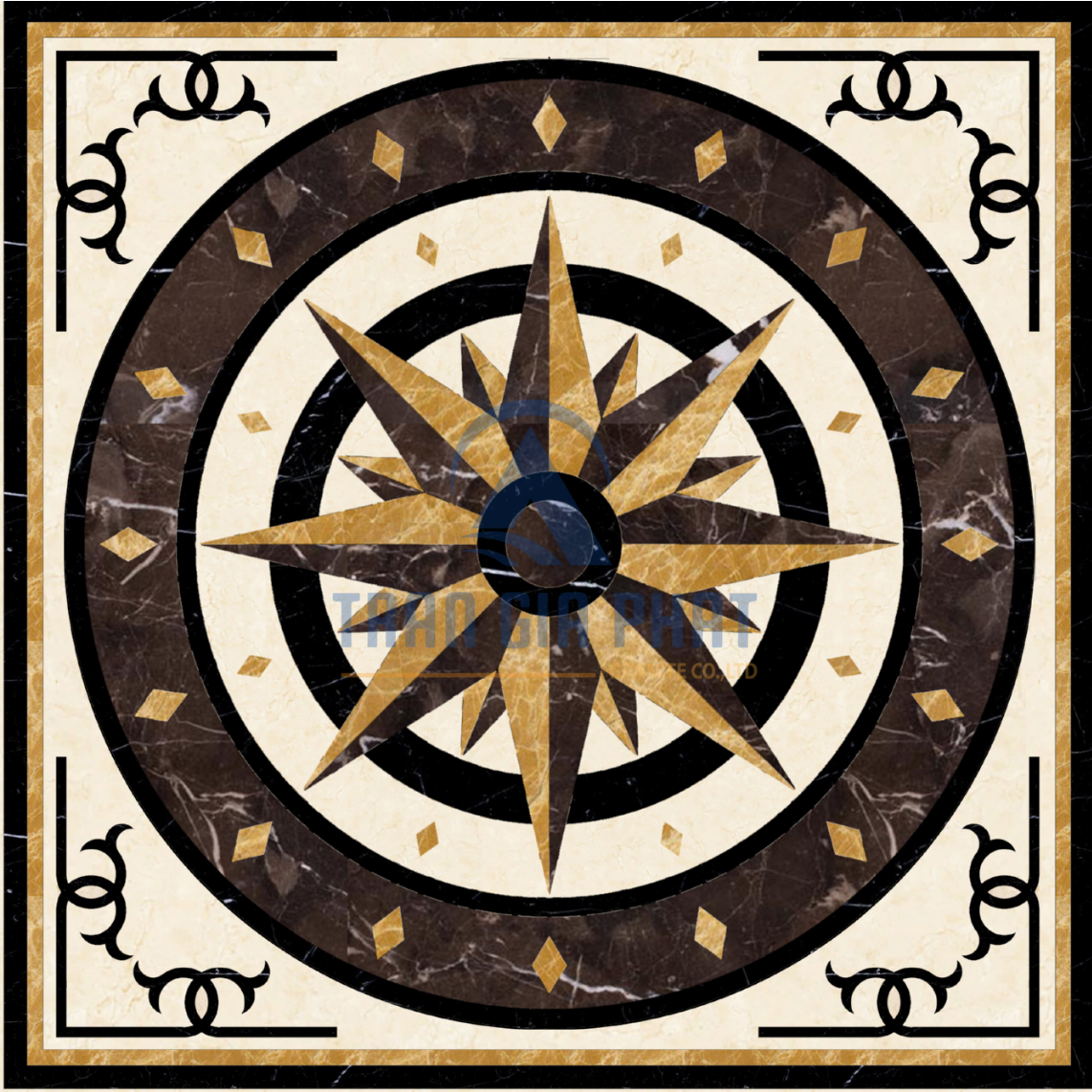 Đá Hoa Văn Vuông Hiện Đại 111