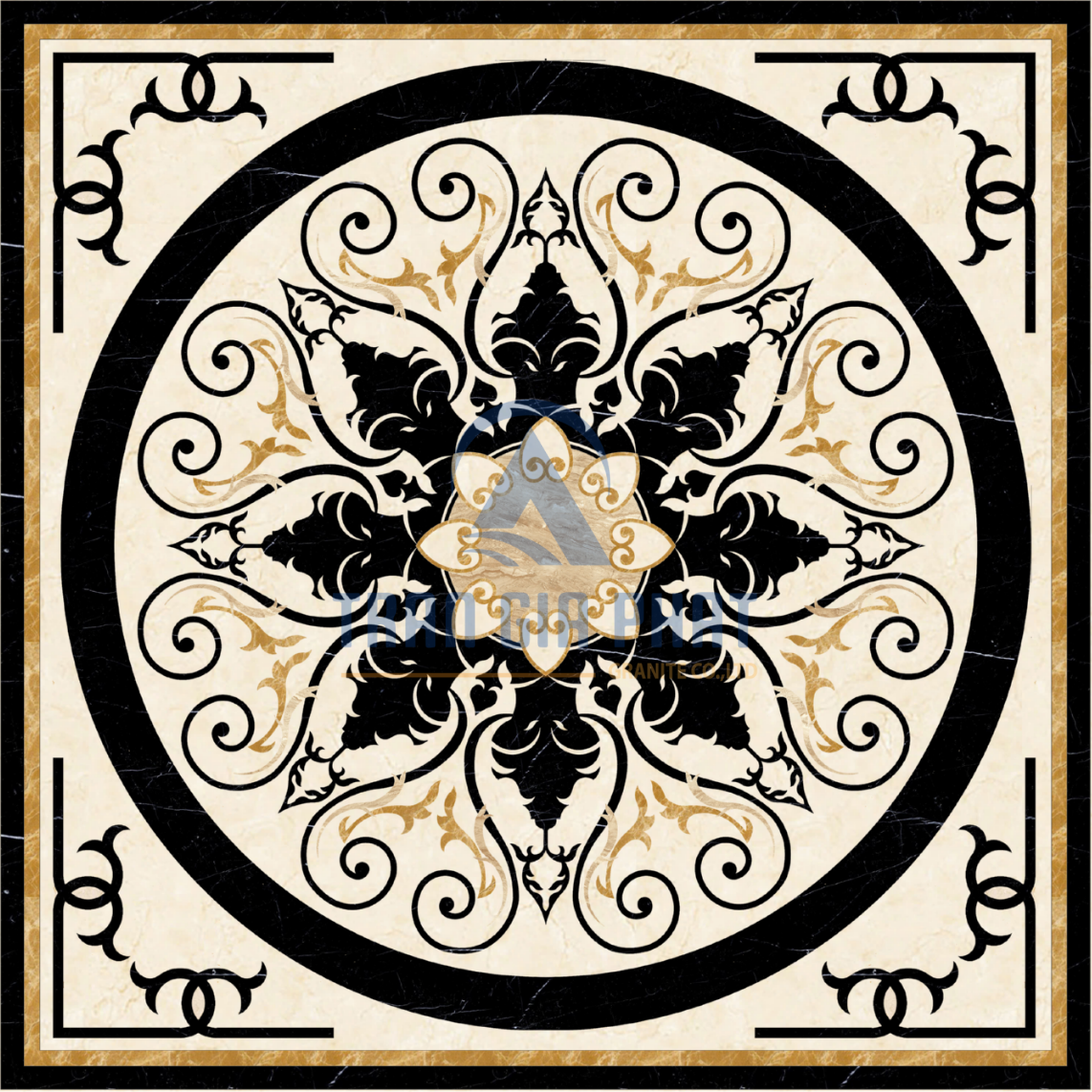 Đá Hoa Văn Vuông Hiện Đại 112