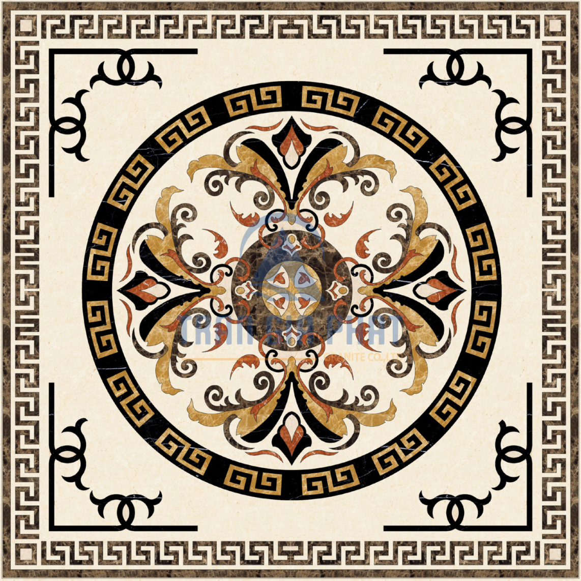 Đá Hoa Văn Vuông Cổ Điển S113