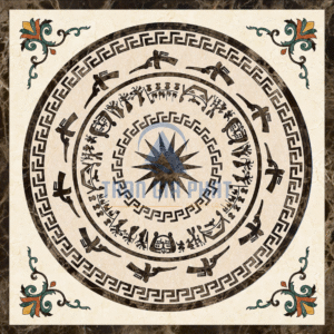 Đá Hoa Văn Vuông Cổ Điển S114